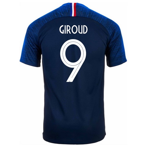 Camiseta Francia 1ª Giroud 2018 Azul